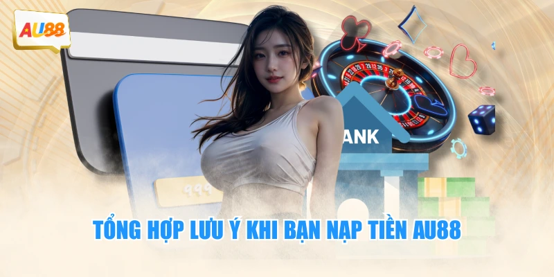 Tổng hợp lưu ý khi bạn nạp tiền AU88